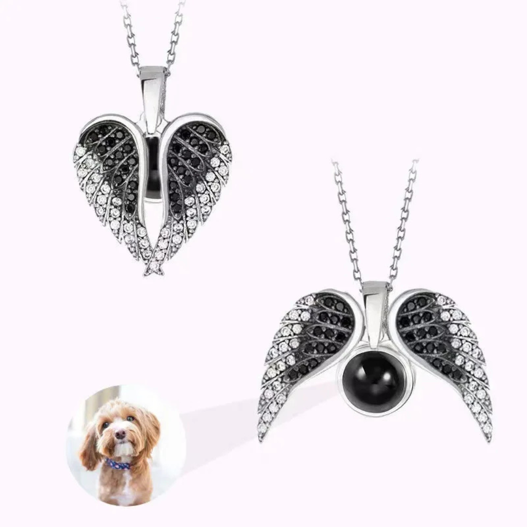 Collar con foto de Alas
