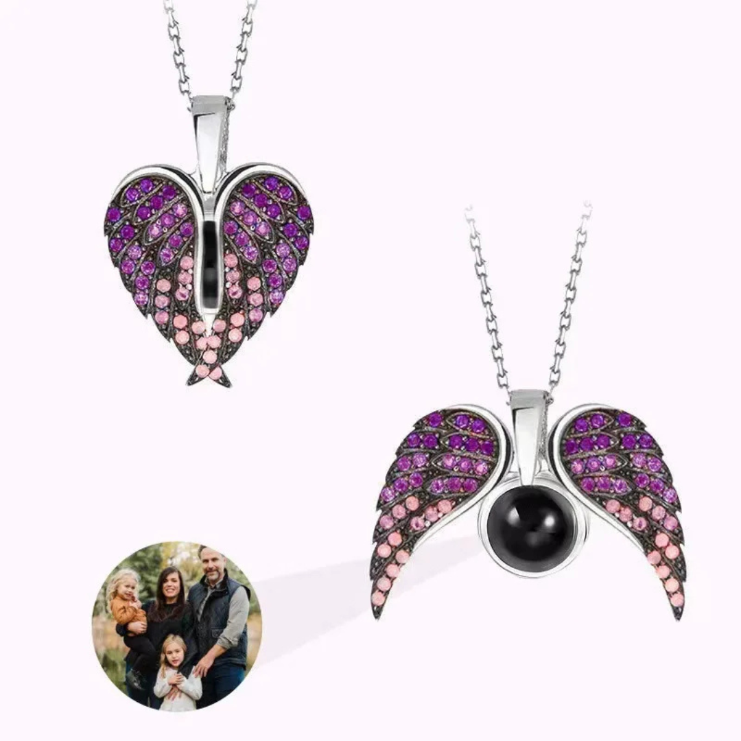 Collar con foto de Alas